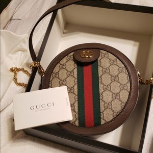 Ophidia mini GG round shoulder bag